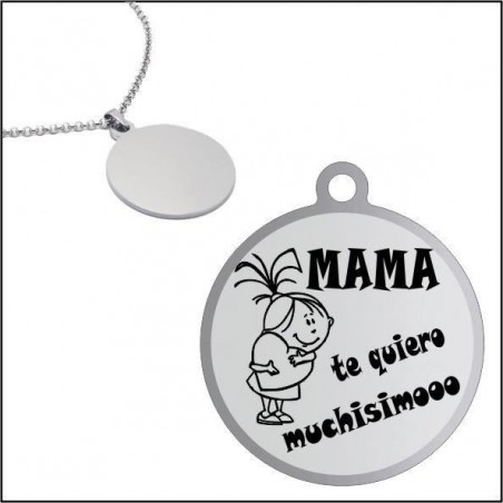 Colgante mamá en acero