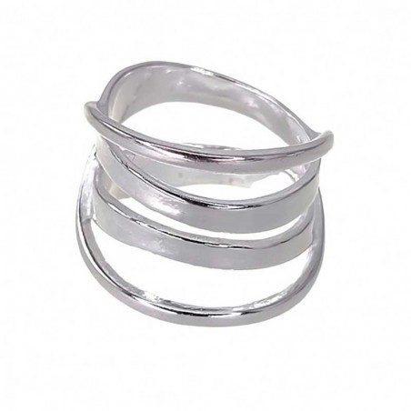 SORTIJA ANCHA CALADA - ANILLOS DE PLATA - PLATERIA SAN JUAN