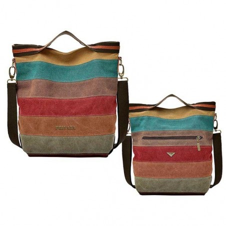 BOLSO BANDOLERA STRIPES - BOLSOS PRIVATA - PLATERIA SAN JUAN