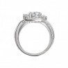 ANILLO PLATA Y DIAMANTE - ANILLOS BRIZZLING - PLATERIA SAN JUAN
