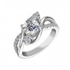 ANILLO PLATA Y DIAMANTE - ANILLOS BRIZZLING - PLATERIA SAN JUAN