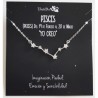 Collar piscis constelacion en plata de ley---COLLARES DE PLATA