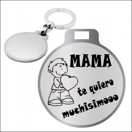 Llavero mama acero - LLAVEROS - plateria San Juan