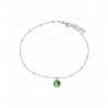 TOBILLERA DE PLATA Y CRISTAL - JOYAS ONLINE - PLATERIA SAN JUAN