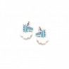 PENDIENTE UNICORNIO AZUL - JOYAS AGATHA RUIZ - PLATERIA SAN JUAN