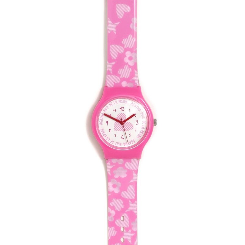 RELOJ FLIP ROSA NEW DEGRADEE AGATHA  - RELOJ INFANTIL - ENVIO 24
