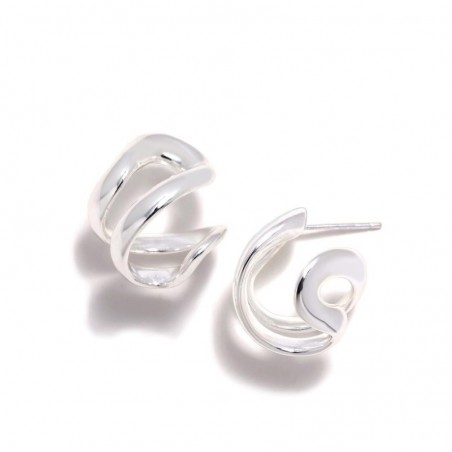 CRIOLLAS ESPIRALES PERTEGAZ - PENDIENTES DE PLATA - ENVIO GRATIS