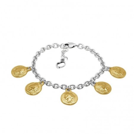 PULSERA MONEDAS CICLON - PULSERAS ONLINE - PLATERIA SAN JUAN