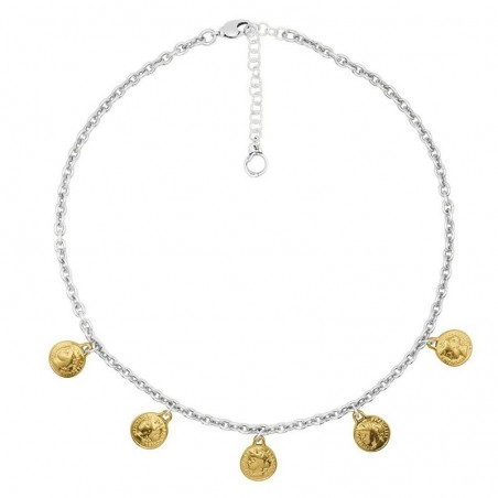 COLLAR MONEDAS CICLON - COLLARES ONLINE - PLATERIA SAN JUAN