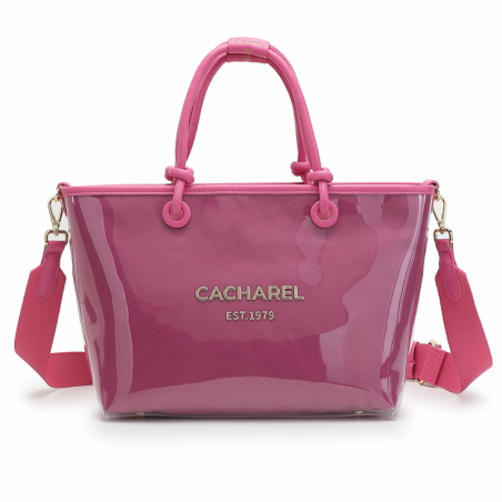BOLSO MAXI SHOPPER CACHAREL - BOLSO VINILO - BOLSOS ONLINE