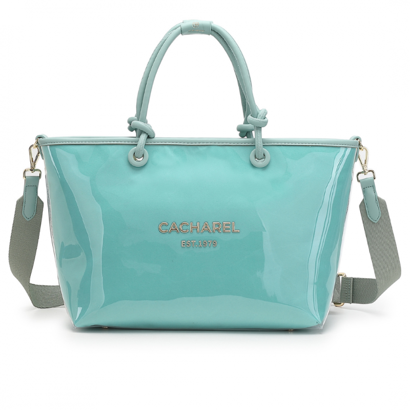 BOLSO MAXI SHOPPER CACHAREL - BOLSO VINILO - BOLSOS ONLINE