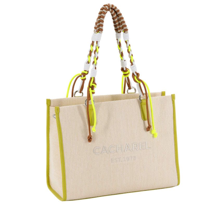 MAXI SHOPPER RAFIA CACHAREL - BOLSOS ONLINE - PLATERIA SAN JUAN