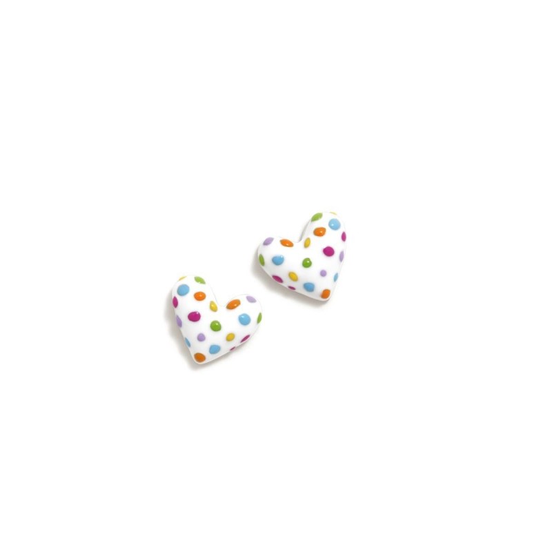 PENDIENTES CHARM CORAZON - PENDIENTE DE PLATA - AGATHA RUIZ