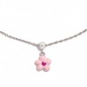 CHARM FLOR ROSA - CADENA DE PLATA - AGATHA RUIZ DE LA PRADA