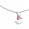 CHARM UNICORNIO ROSA - CADENA DE PLATA - AGATHA RUIZ DE LA PRADA