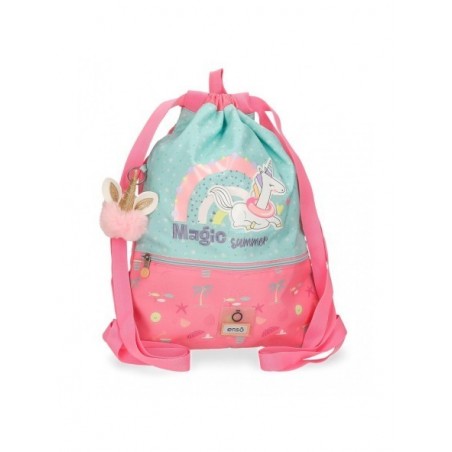 Mochila saco enso unicornio- VUELTA AL COLE