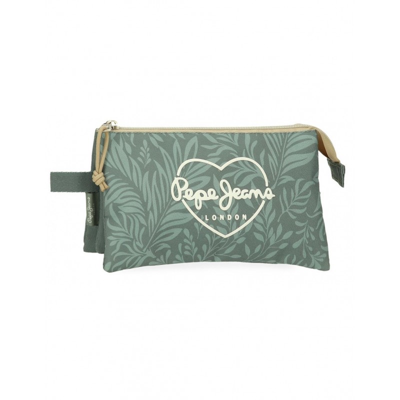 Estuche tres compartimentos- VUELTA AL COLE- PEPE JEANS