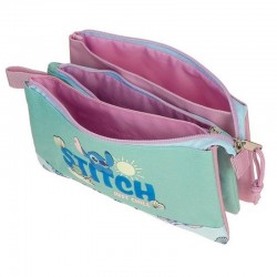 Stitch Estuche Triple Just Chill