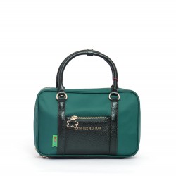 Bolso nylon Verde Metalizado Agatha Ruiz de la Prada | Platería San Juan