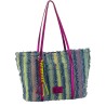 Bolso Shopper Cacharel con Flecos y Rayas | Platería San Juan