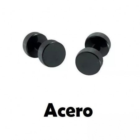 Pendiente de acero negro dilatación
