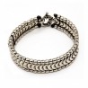 Pulsera ancha de caballero
