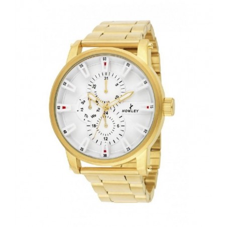 Reloj nowley analogico dorado