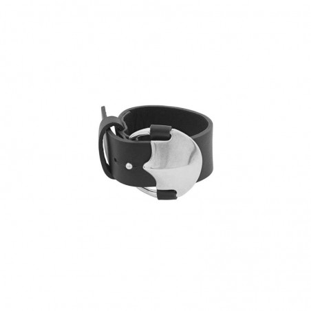 Pulsera de ciclon con cuero - PULSERAS - plateria san juan