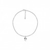 Collar con cadena e inicial H GRANDE-envios gratis