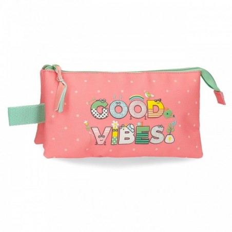 Estuche tres compartimentos--estuches escolares--platería San Juan-