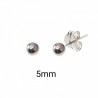 Pendientes bola de plata--PENDIENTES DE PLATA--Plateria San Juan