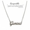 Gargantilla nombre personalizado -- gargantillas de plata- COLGANTE CON NOMBRE