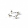 Pendientes infantil perla 4mm - PENDIENTE DE PLATA - envio 24h