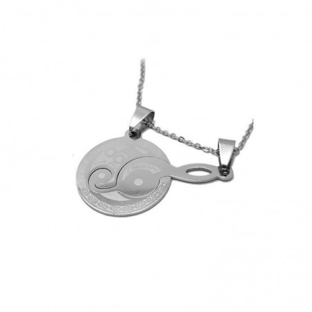 Colgante musica con cadena acero