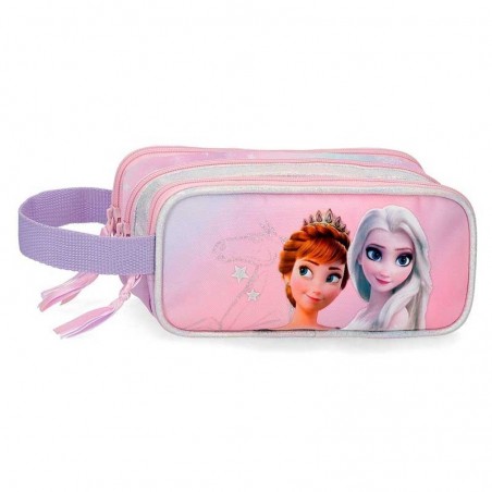 ESTUCHE 3 COMPARTIMENTOS FROZEN - MOCHILAS ESCOLARES  - ENVIO 24H